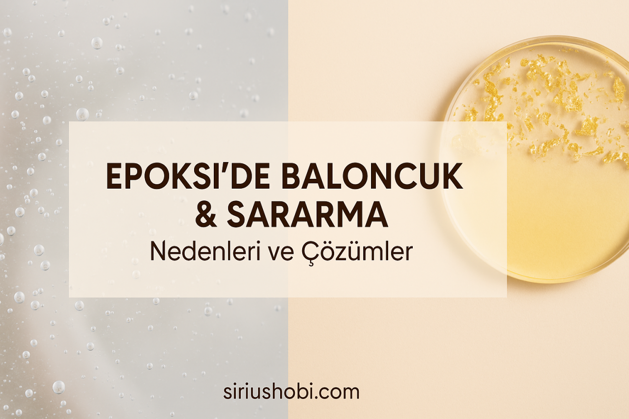 Epoksi’de Baloncuk ve Sararma Sorunları: Nedenleri ve Çözümler