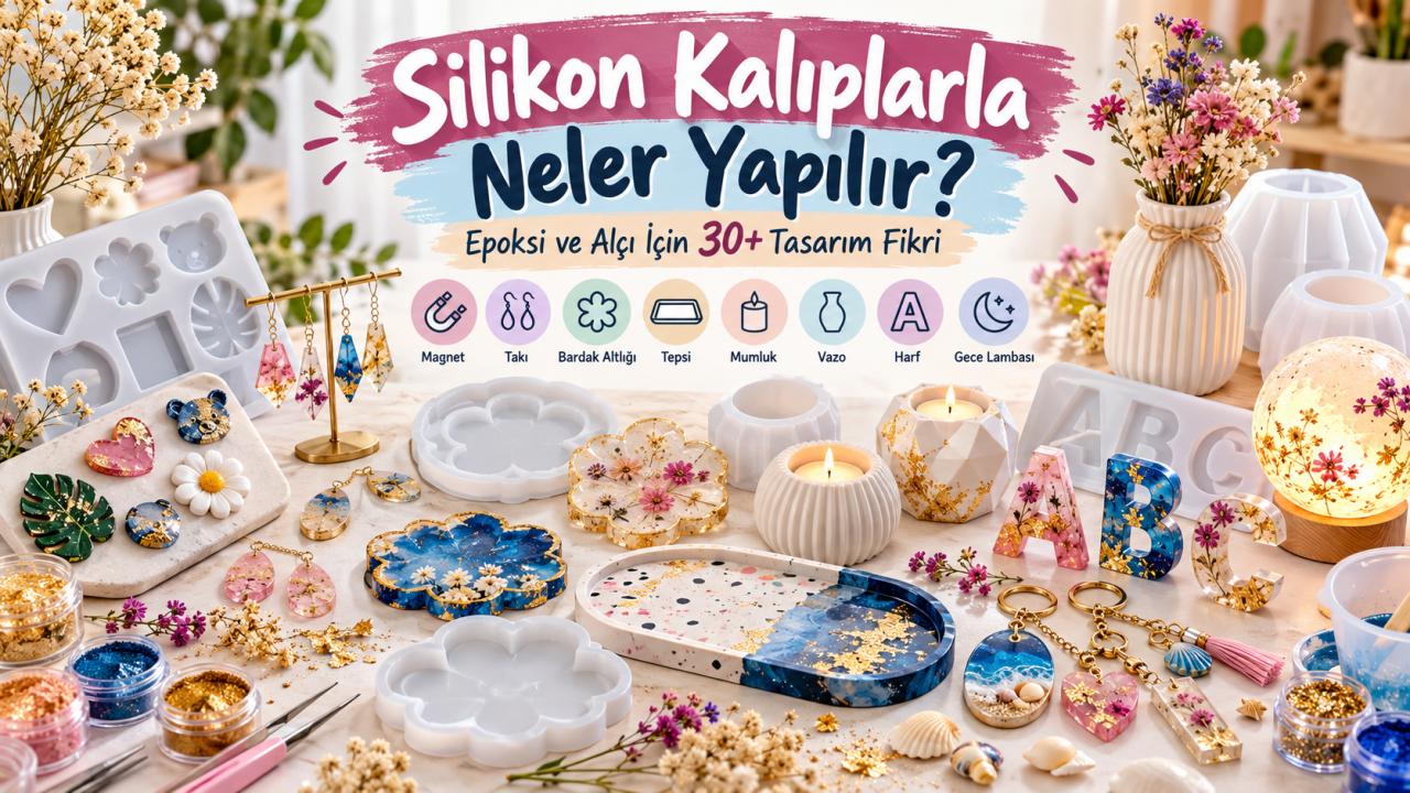 Silikon Kalıplarla Neler Yapılır? Epoksi ve Alçı İçin 30+ Tasarım Fikri
