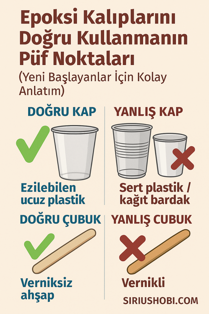 Epoksi Kalıplarını Doğru Kullanmanın Püf Noktaları (Yeni Başlayanlar İçin Kolay Anlatım)
