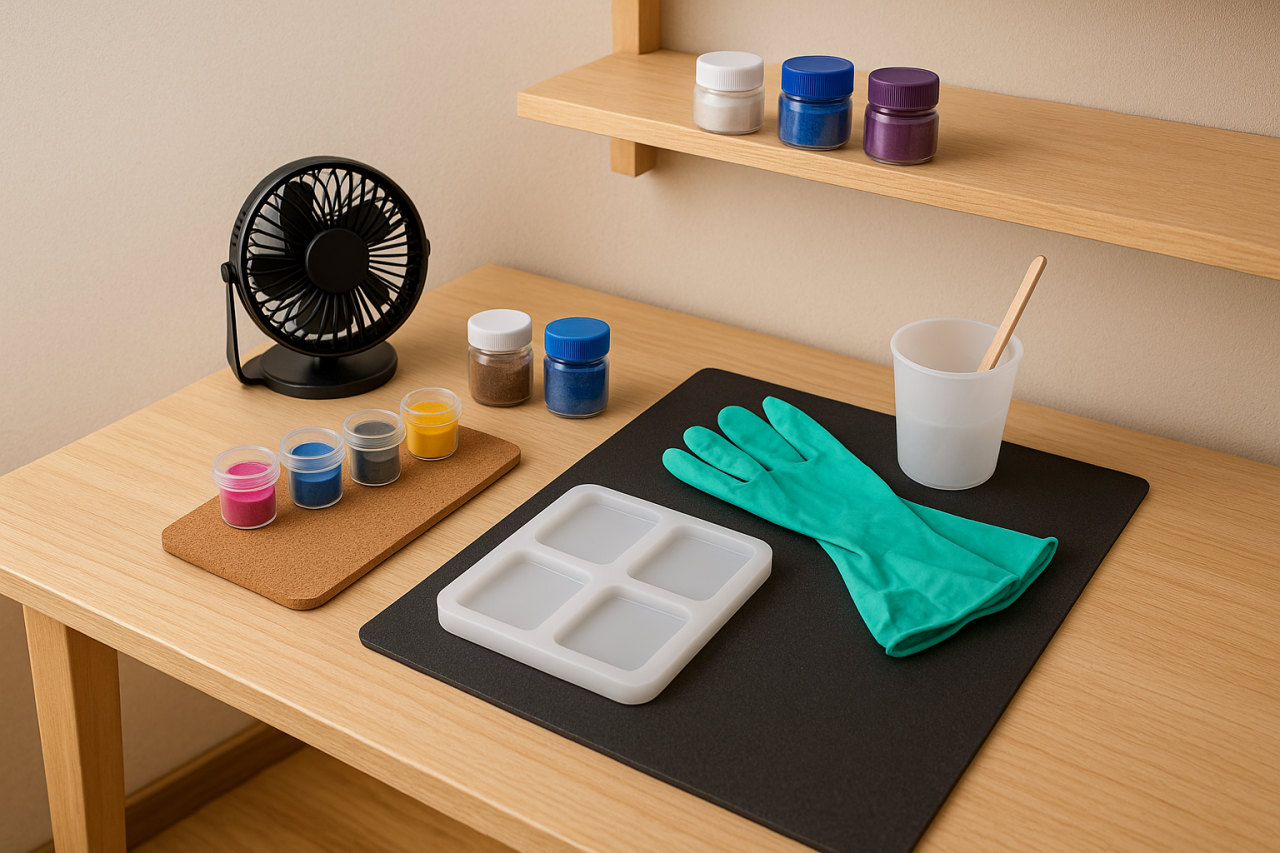 Evde Küçük Alanlarda Epoksi Çalışma Alanı Nasıl Kurulur? Pratik ve Güvenli Rehber