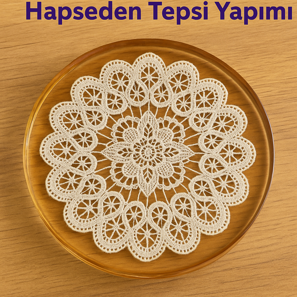 Danteli Epoksi Zeminine Hapseden Tepsi Yapımı: Adım Adım Rehber