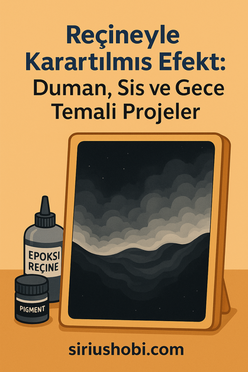 Reçineyle Karartılmış Efekt: Duman, Sis ve Gece Temalı Projeler
