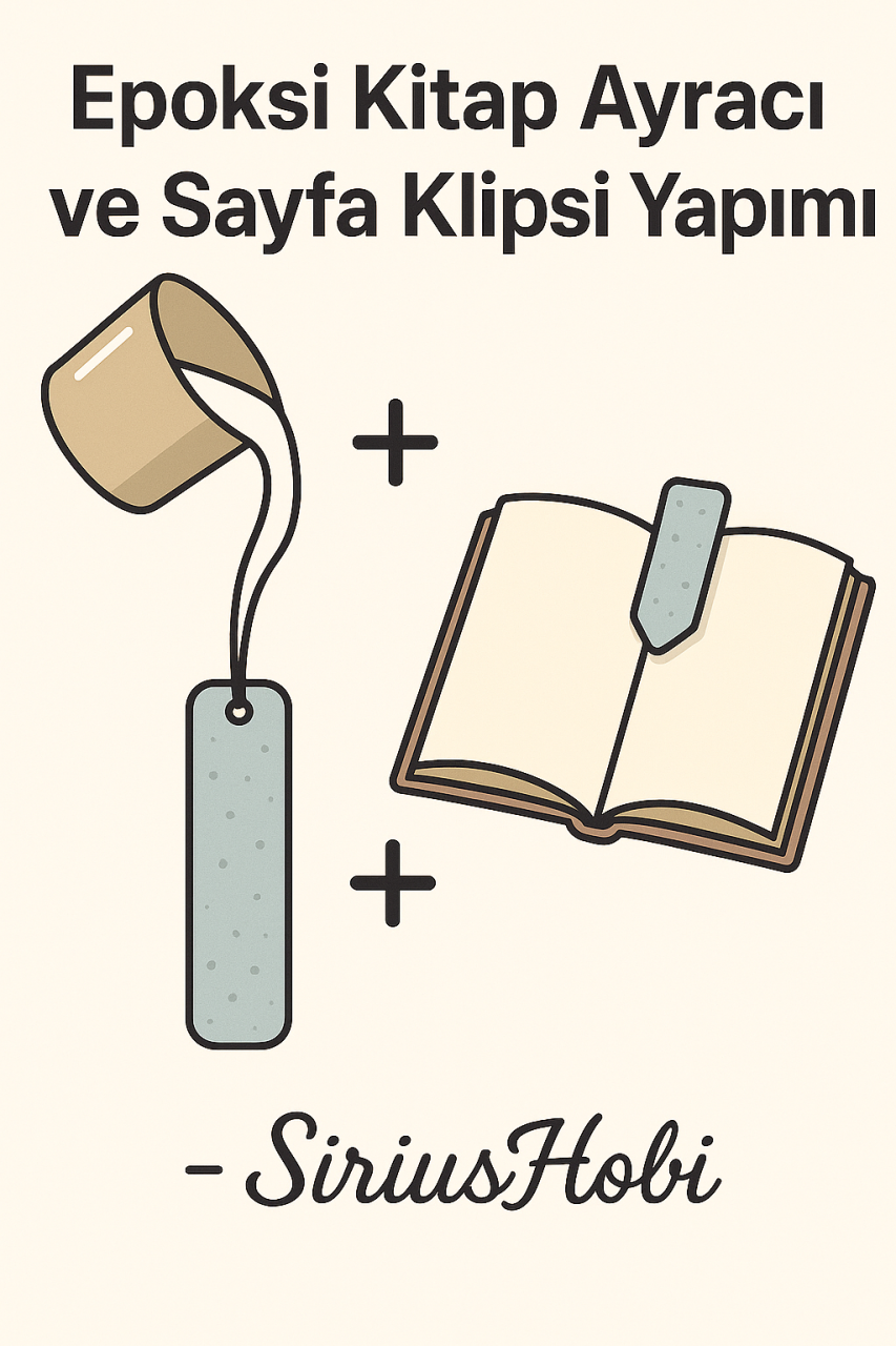 Epoksi Kitap Ayracı ve Sayfa Klipsi Yapımı: İnce, Şık ve Dayanıklı Tasarımlar