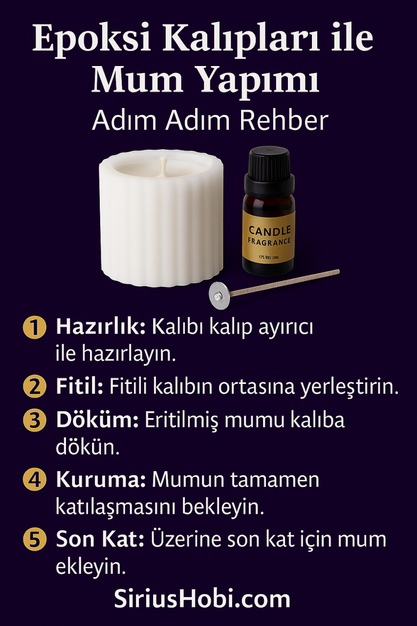 Epoksi Kalıpları ile Mum Yapımı: Adım Adım Uygulama Rehberi