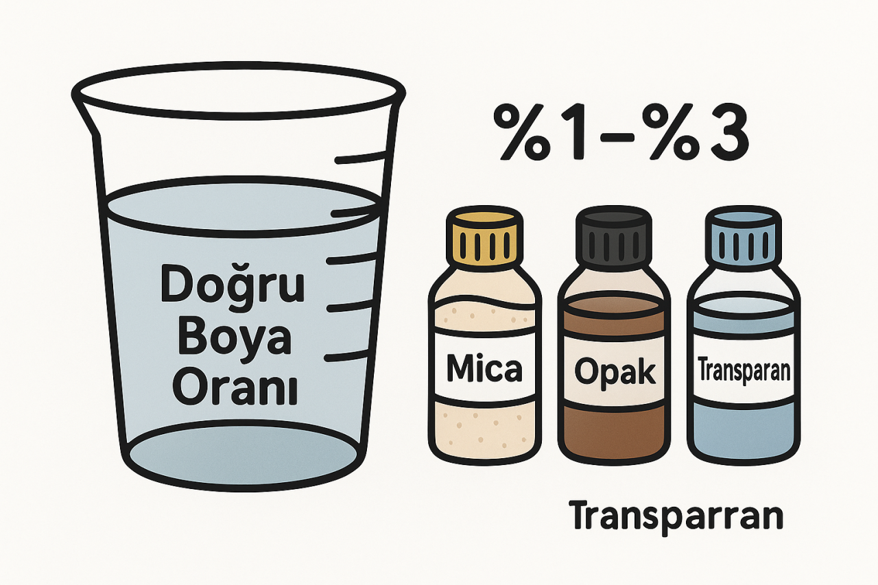 Epoksi’de Renk Yoğunluğu Nasıl Ayarlanır? Doğru Pigment Kullanım Rehberi