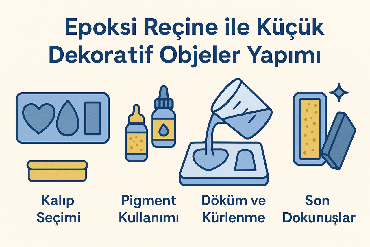 Epoksi Reçine ile Küçük Dekoratif Objeler Yapımı: Hobi Ama Profesyonel Sonuçlar