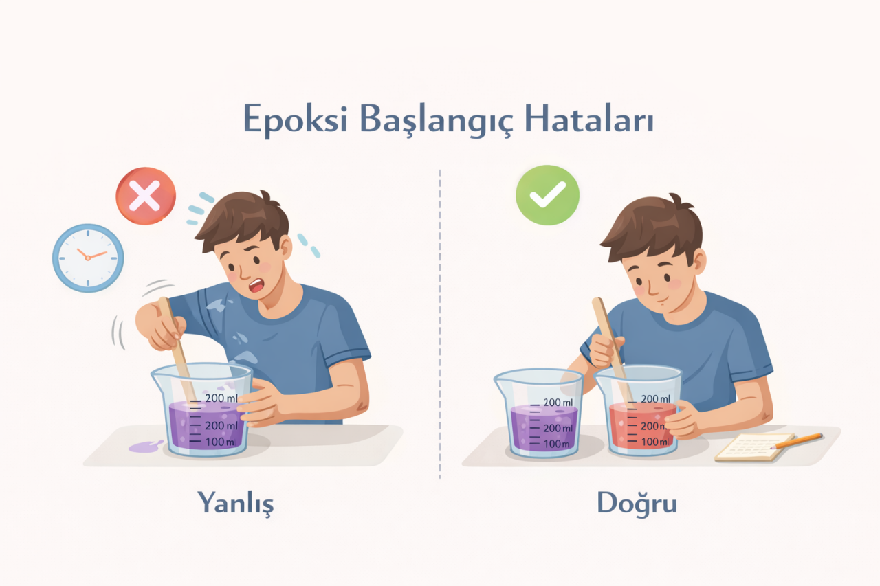 Epoksi Çalışmalarında Yeni Başlayanların En Sık Yaptığı Hatalar