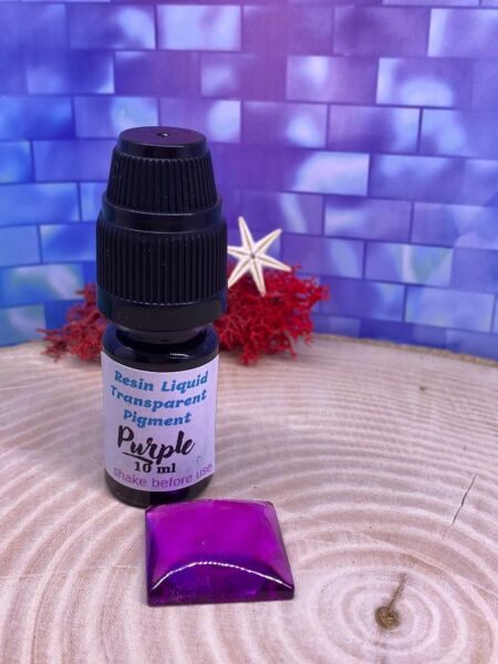 Resin Liquid Transparent Pigment Epoksi Reçine- Mum- Sabun Şeffaf Pigment Seti 10 renk 100 ml