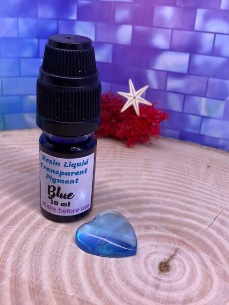 Resin Liquid Transparent Pigment Epoksi Reçine- Mum- Sabun Şeffaf Pigment Seti 10 renk 100 ml