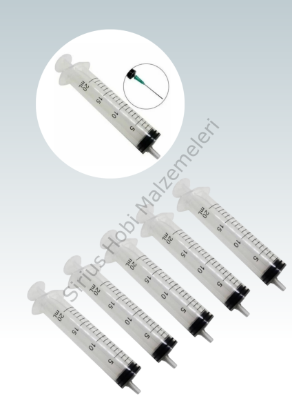 20 ml Şırınga 5 adet