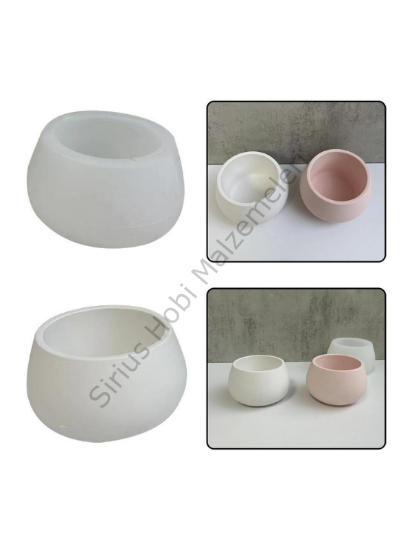 Epoksi Mum Alçı Kase Kalıbı