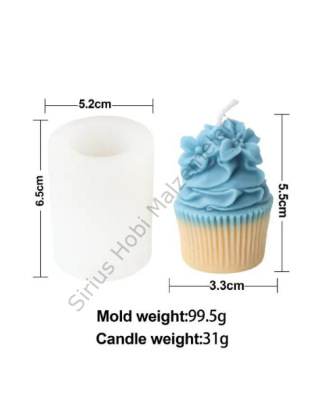 Mum Cupcake Kalıbı Çiçek