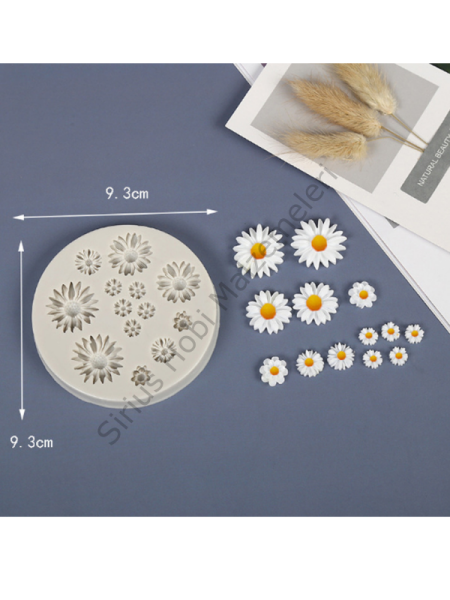 Mum Papatya Çiçek Kalıbı