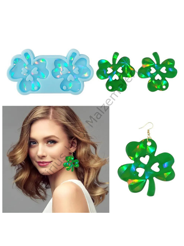 Epoksi Hologramlı Yonca Kalıbı