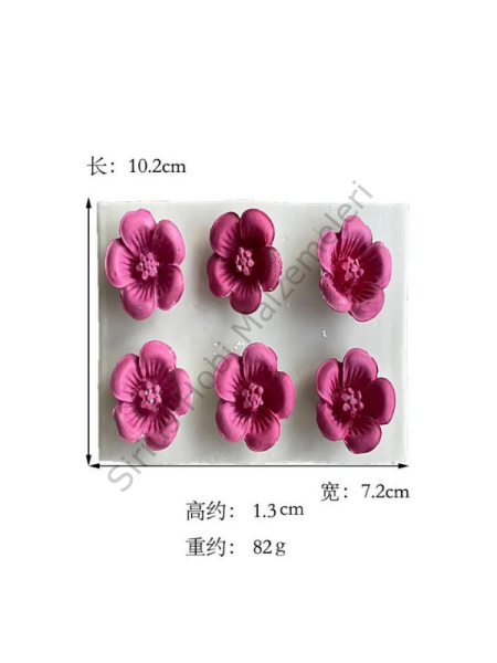 Mum 3d Çiçek Kalıbı