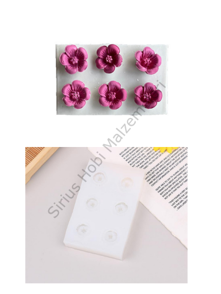 Mum 3d Çiçek Kalıbı