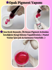 Sirius Epoksi Reçine  10 Renk  Transparan Konsantre Pigment Boya Seti
