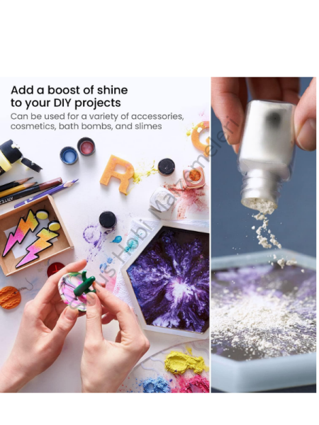 Epoksi Reçine Boyası Mica Powder İnci Sedefli Pigment İnci Tozu 5 gr Magic Purple