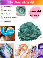 Epoksi Reçine Boyası Mica Powder İnci Sedefli Pigment İnci Tozu 5 gr Emerald Green