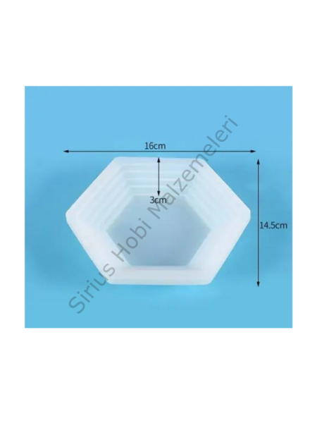 Epoksi Beton Alçı Dekoratif Tabak Kalıbı