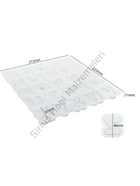 Epoksi Shakers Harf Kalıpları