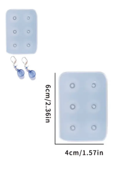 Epoksi Reçine 8mm 10mm Tesbih  Boncuk Silikon Kalıbı