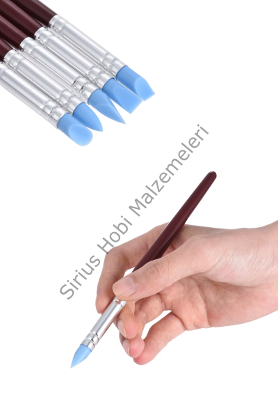 Epoksi Silikon Uçlu Tasarım Kalemleri 5 Adet