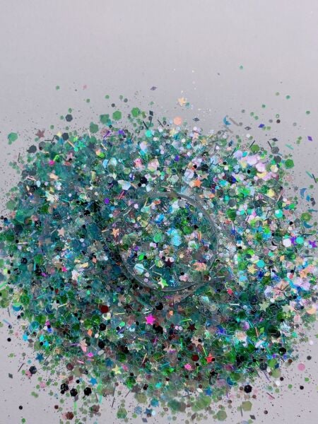 Chunky Glitters Diamante Cyan 4 gr