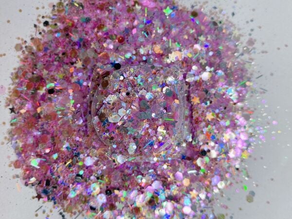 Chunky Glitters Diamante Pink 4 gr