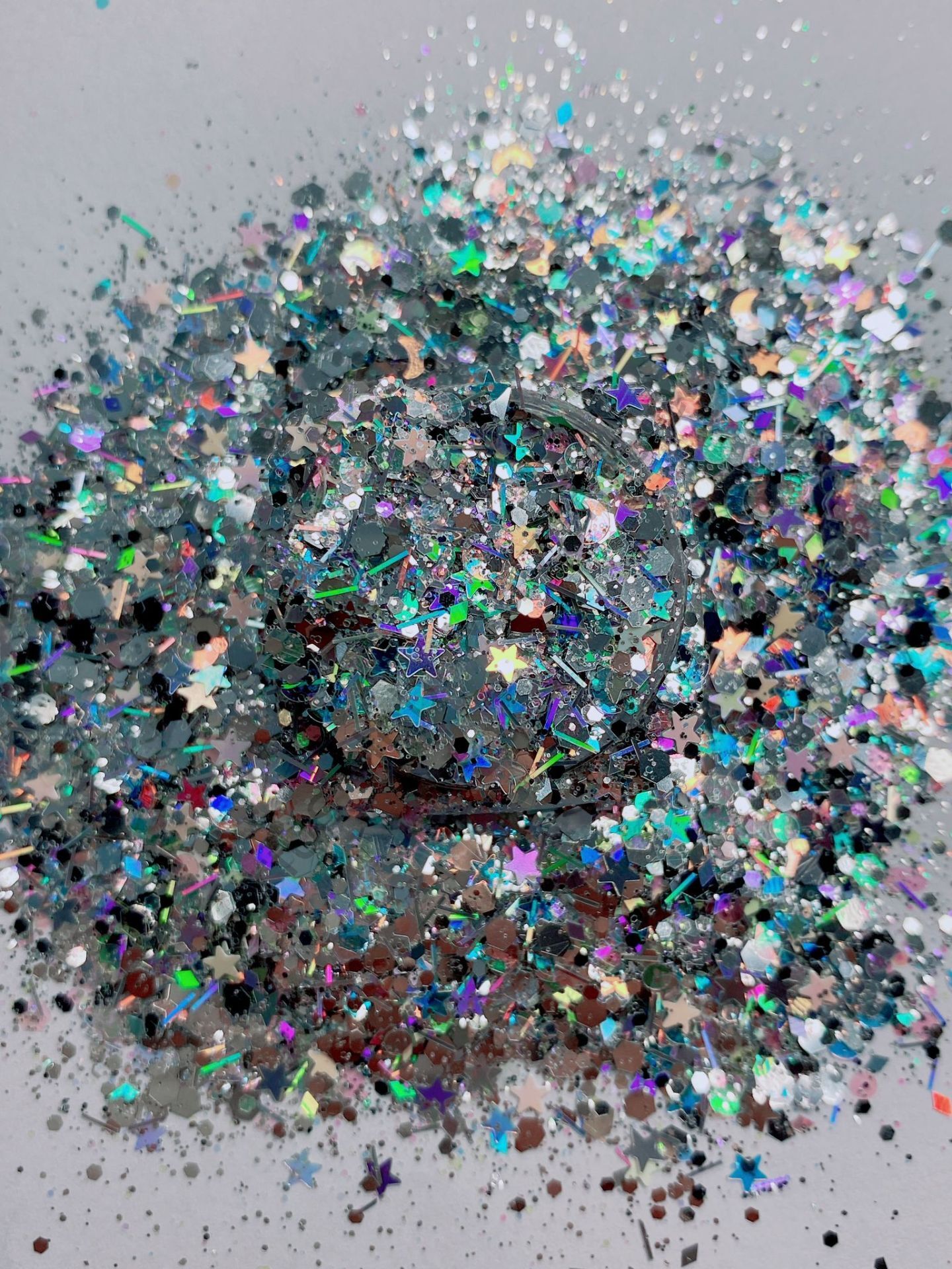 Chunky Glitters Diamante Silver 4 gr