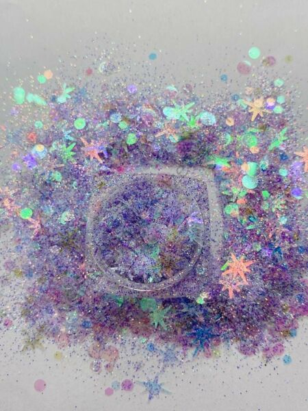 Chunky Glitters Magic Box Lila 4gr