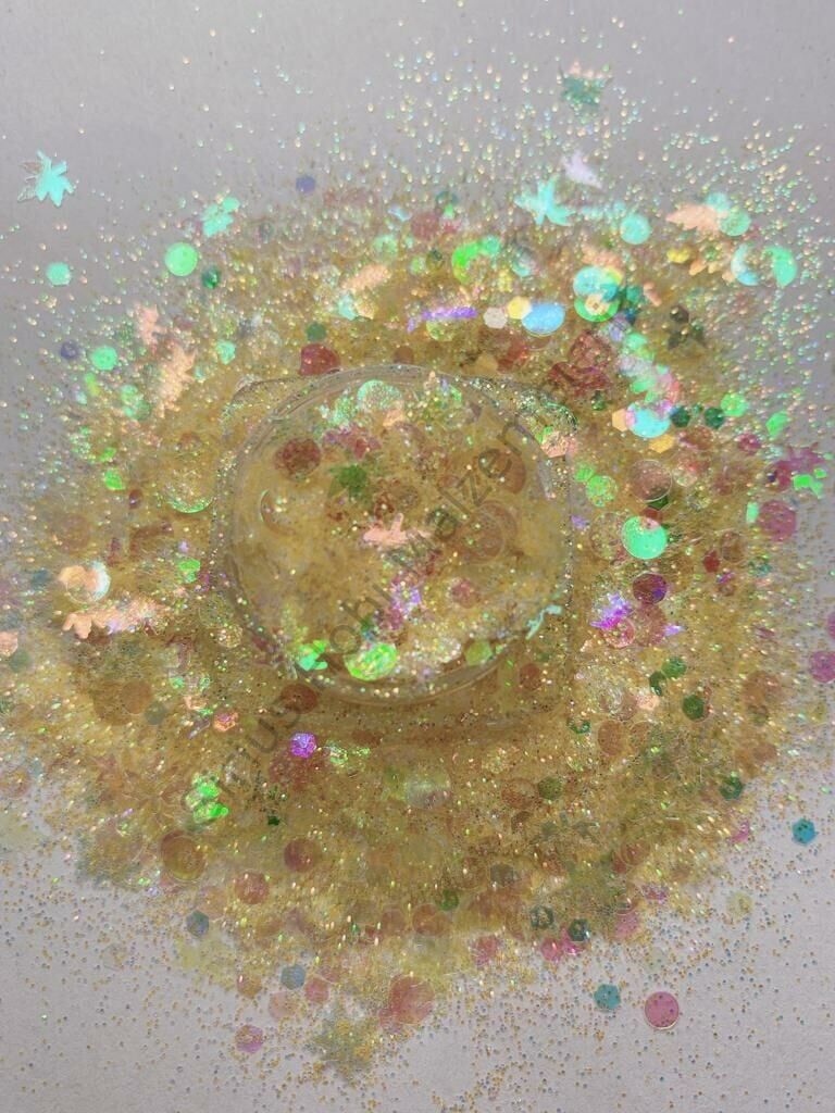 Chunky Glitters Magic Box Orange 4gr