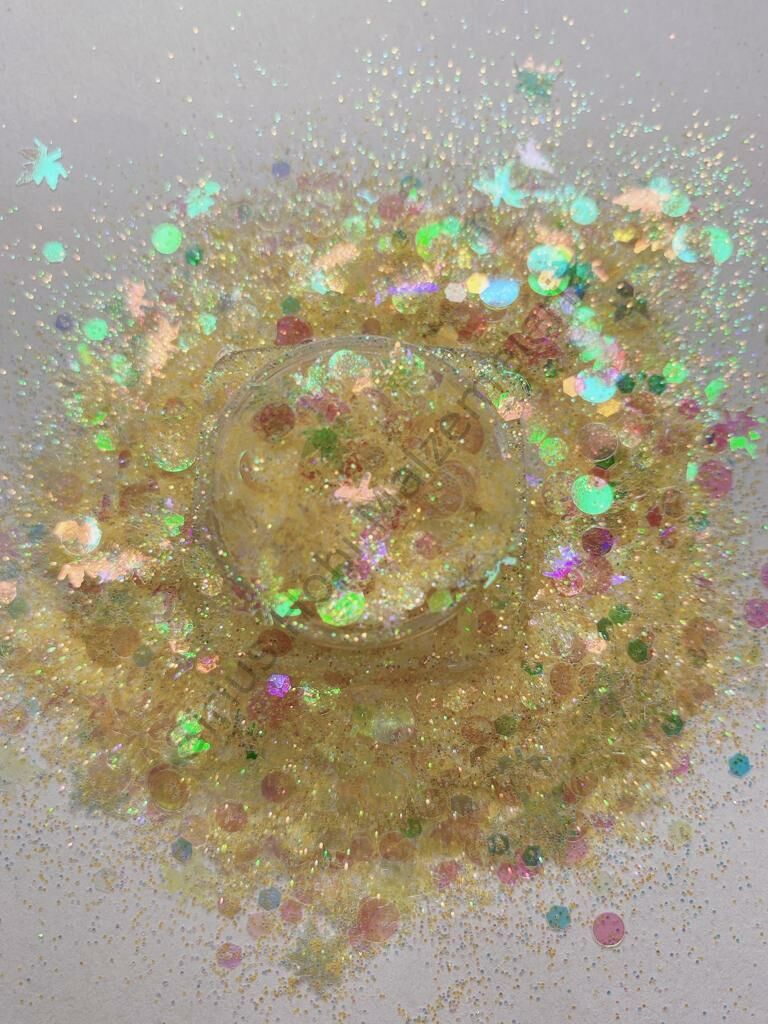 Chunky Glitters Magic Box Orange 4gr