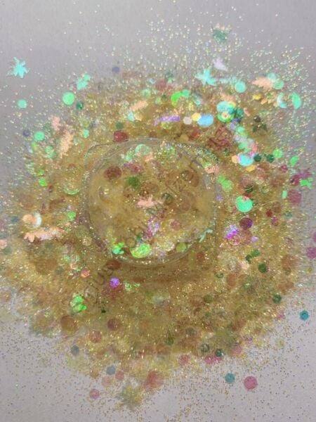 Chunky Glitters Magic Box Orange 4gr