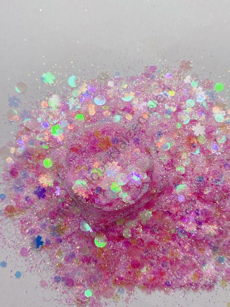 Chunky Glitters Magic Box Pink 4gr