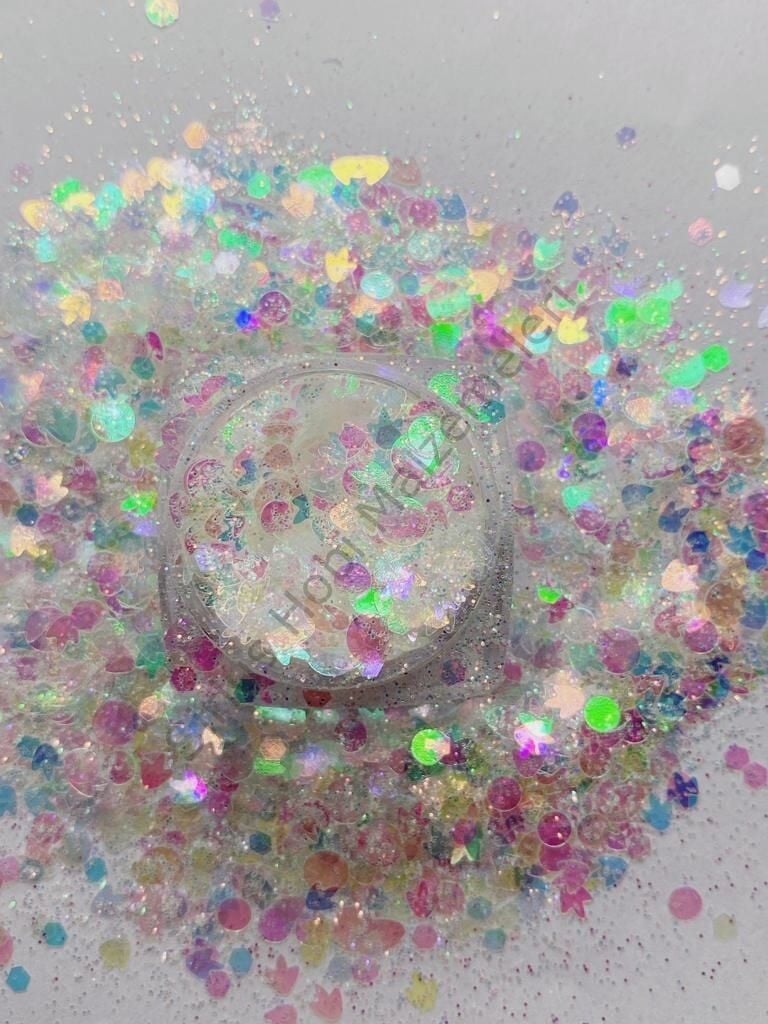 Chunky Glitters Magic Box White 4gr