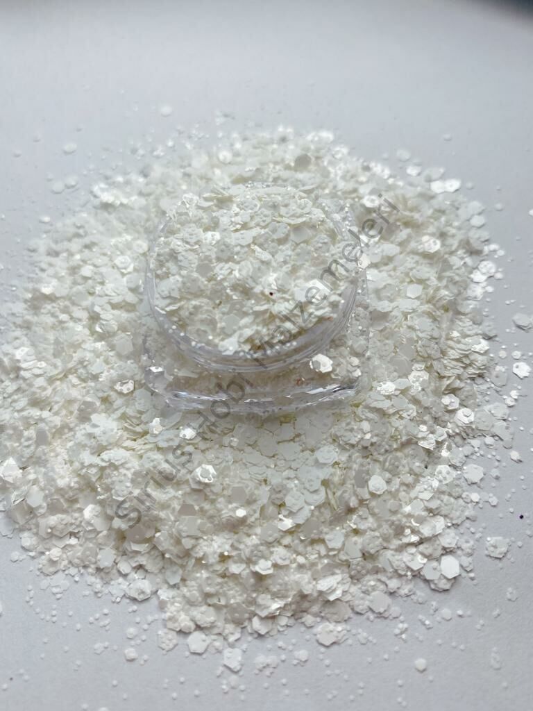 Chunky Glitters Quartz Pure White 4 gr