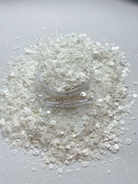 Chunky Glitters Quartz Pure White 4 gr