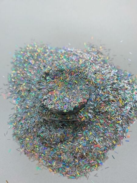 Chunky Glitters Tinsel Silver 4 gr