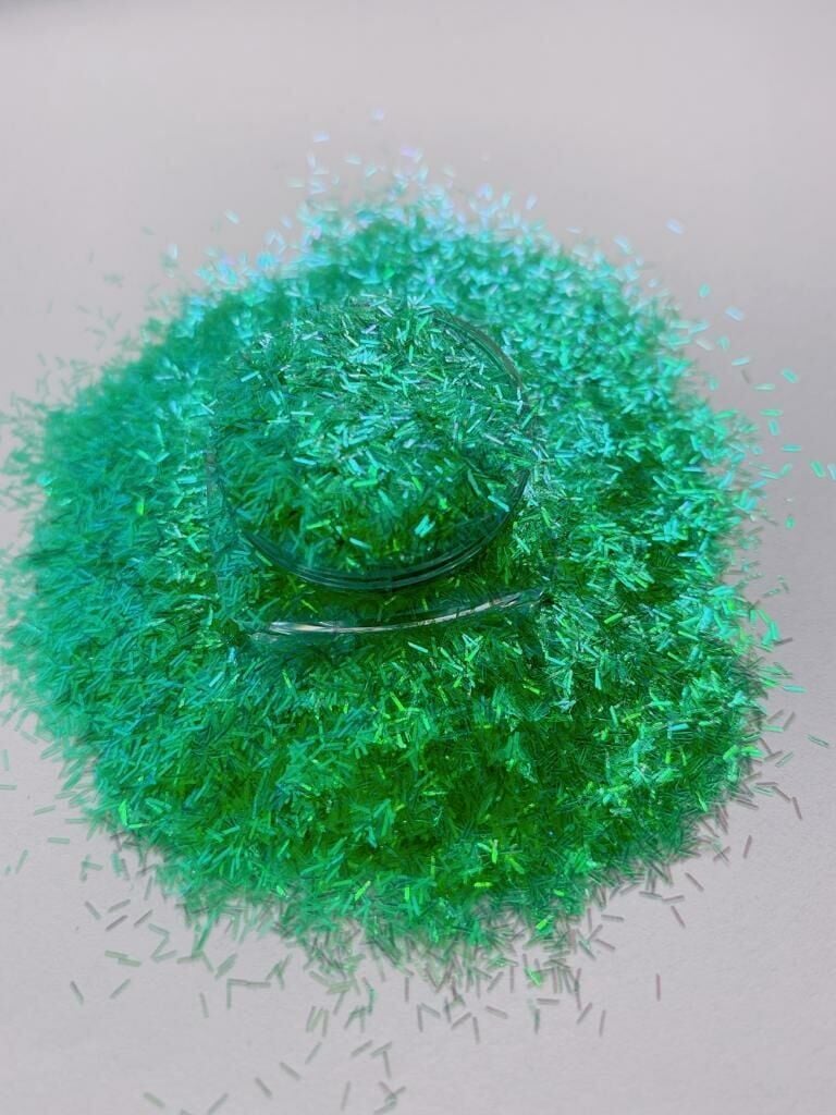 Chunky Glitters Tinsel Green 4 gr