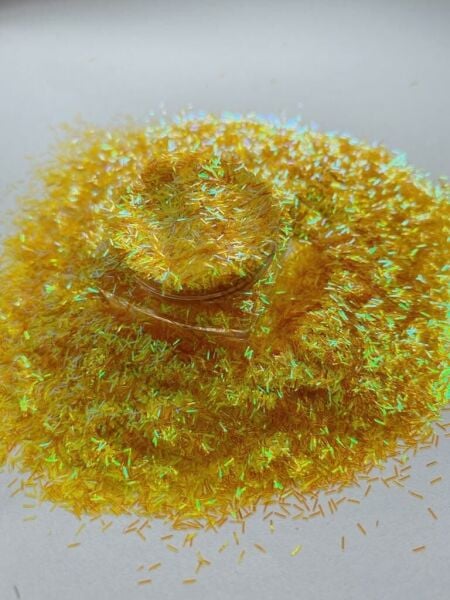 Chunky Glitters Tinsel Yellow 4 gr