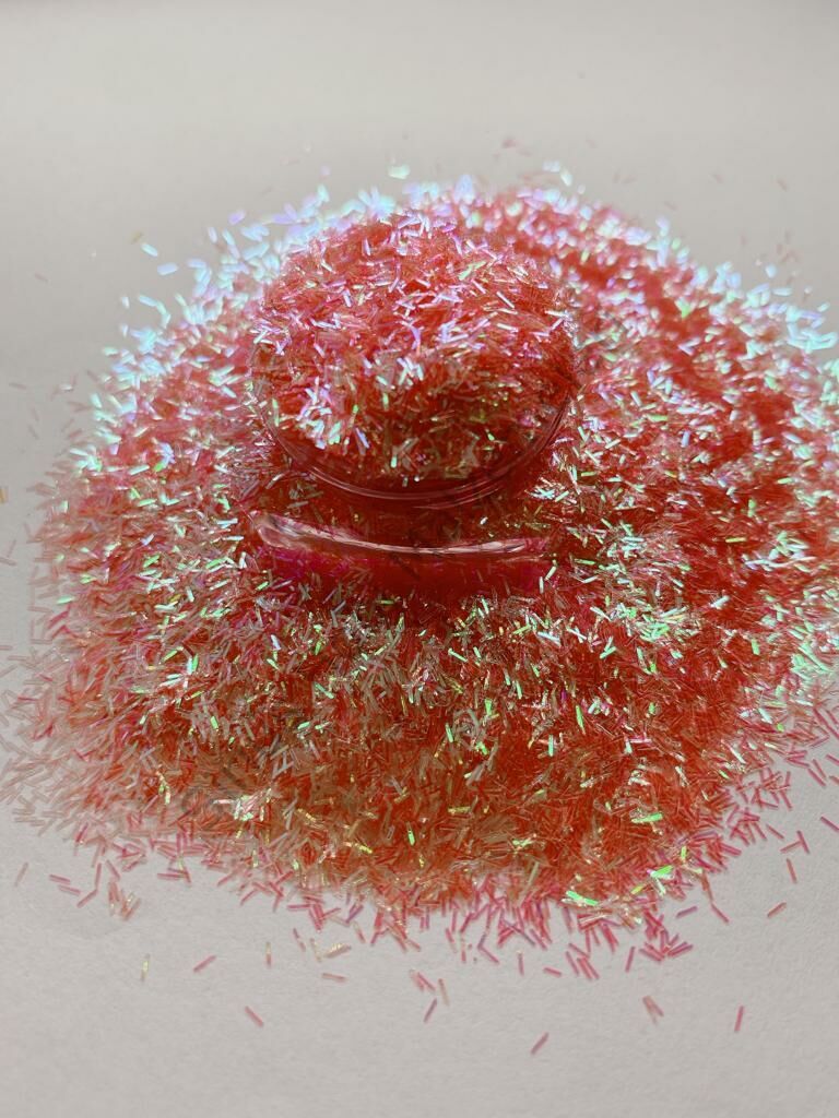 Chunky Glitters Tinsel Red 4 gr