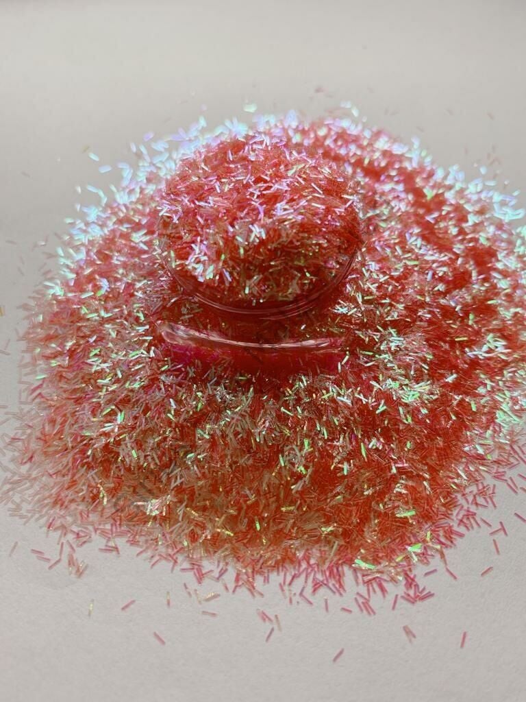 Chunky Glitters Tinsel Red 4 gr
