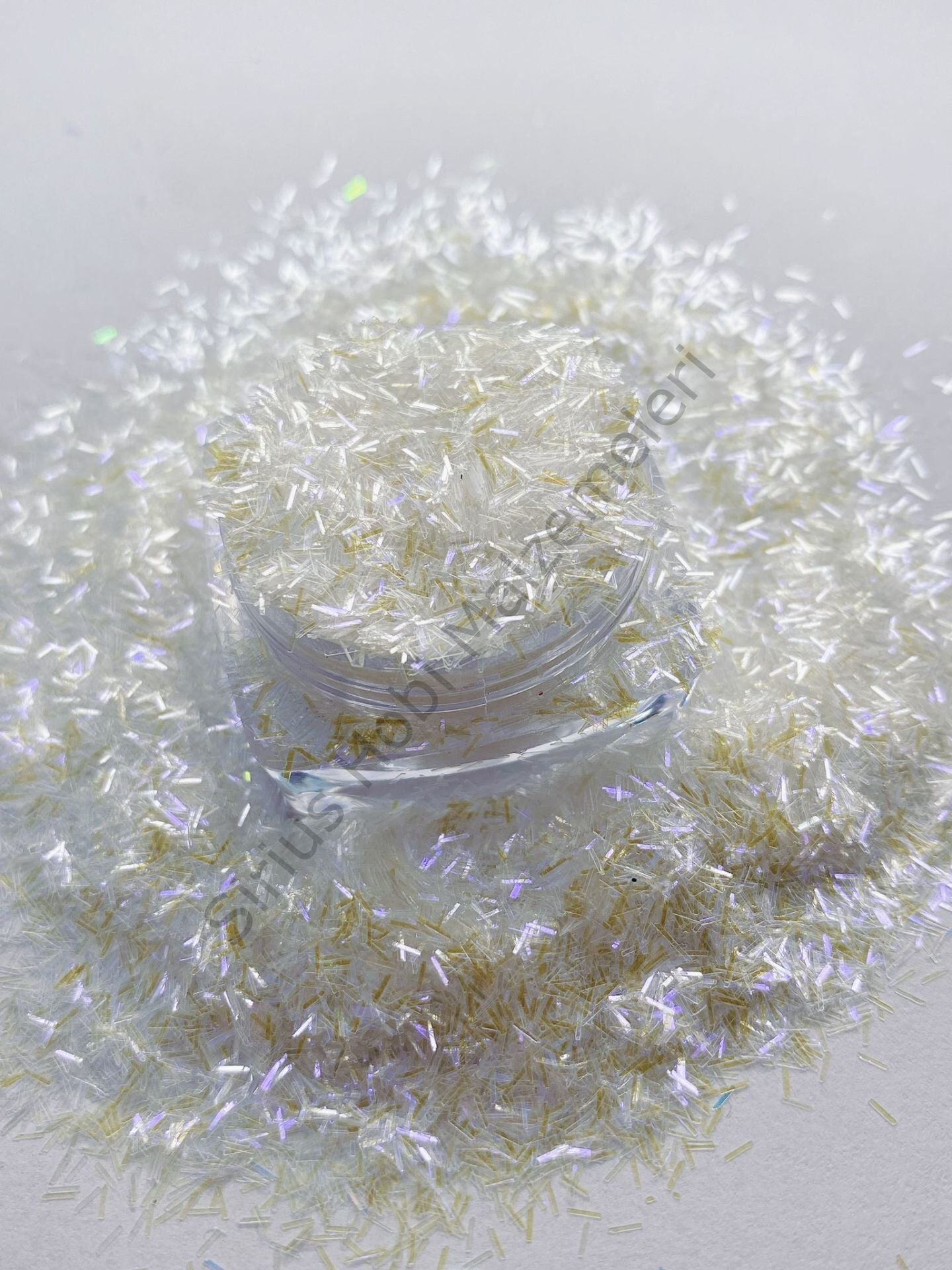 Chunky Glitters Tinsel Yellow Purple 4 gr