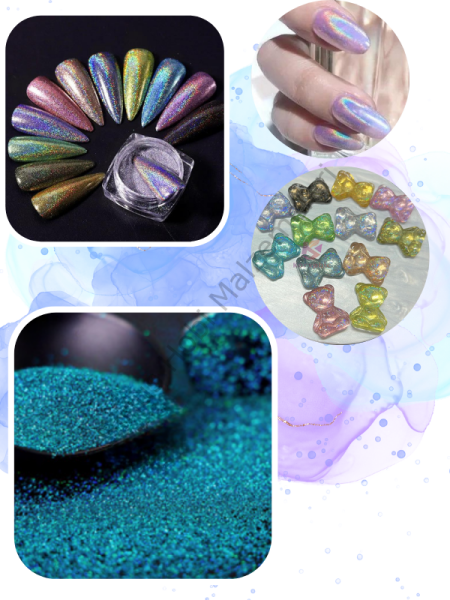 Magic Lazer Holographic Fine Glitter DarknessGreen 4 gr
