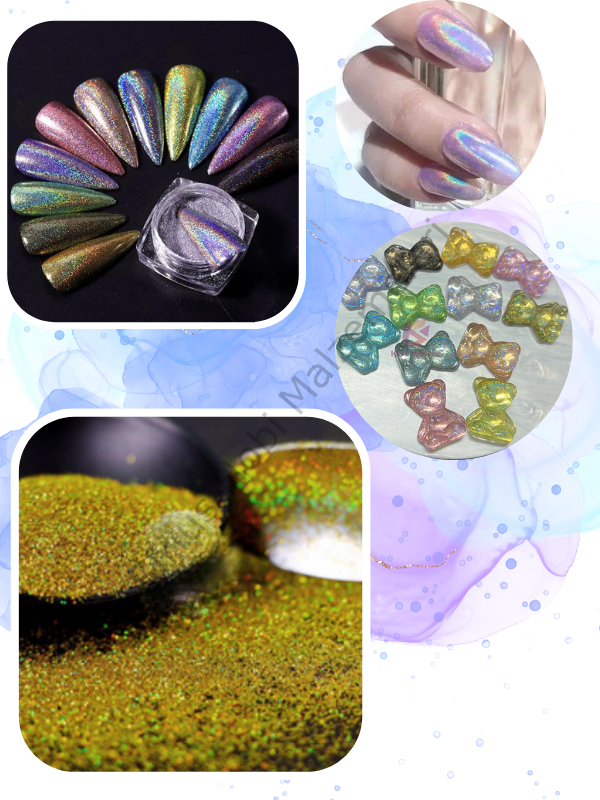 Magic Lazer Holographic Fine Glitter Gold 4 gr