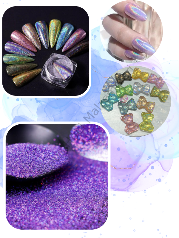 Magic Lazer Holographic Fine Glitter Lila 4 gr