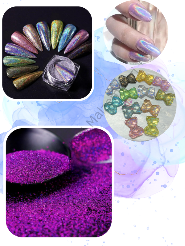 Magic Lazer Holographic Fine Glitter Purple 4 gr