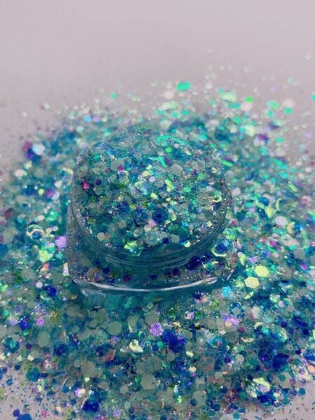 Chunky Glitters Azure Karanlıkta Parlayan 4 gr