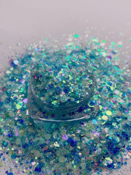 Chunky Glitters Azure Karanlıkta Parlayan 4 gr